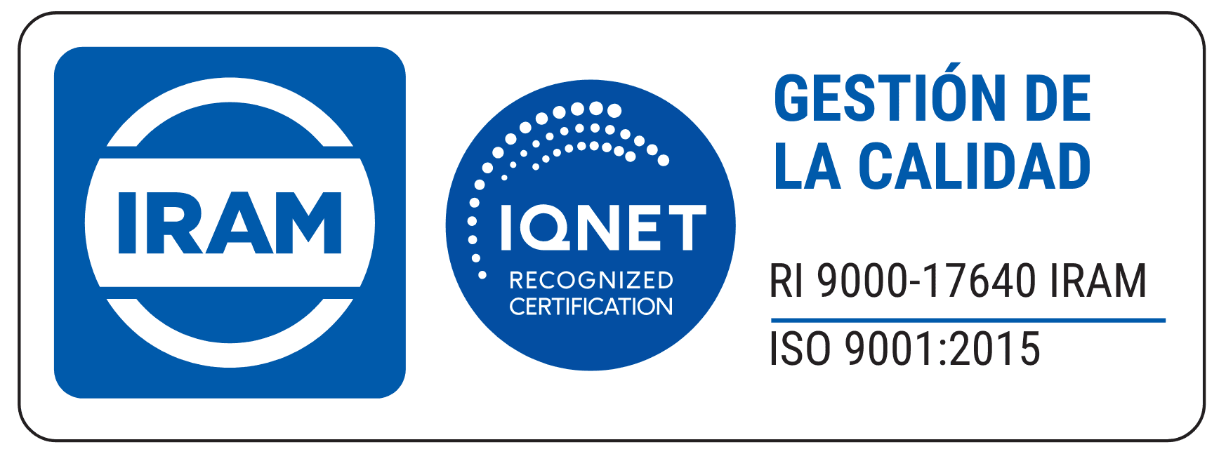 IRAM-IQNet · ISO 9001:2015