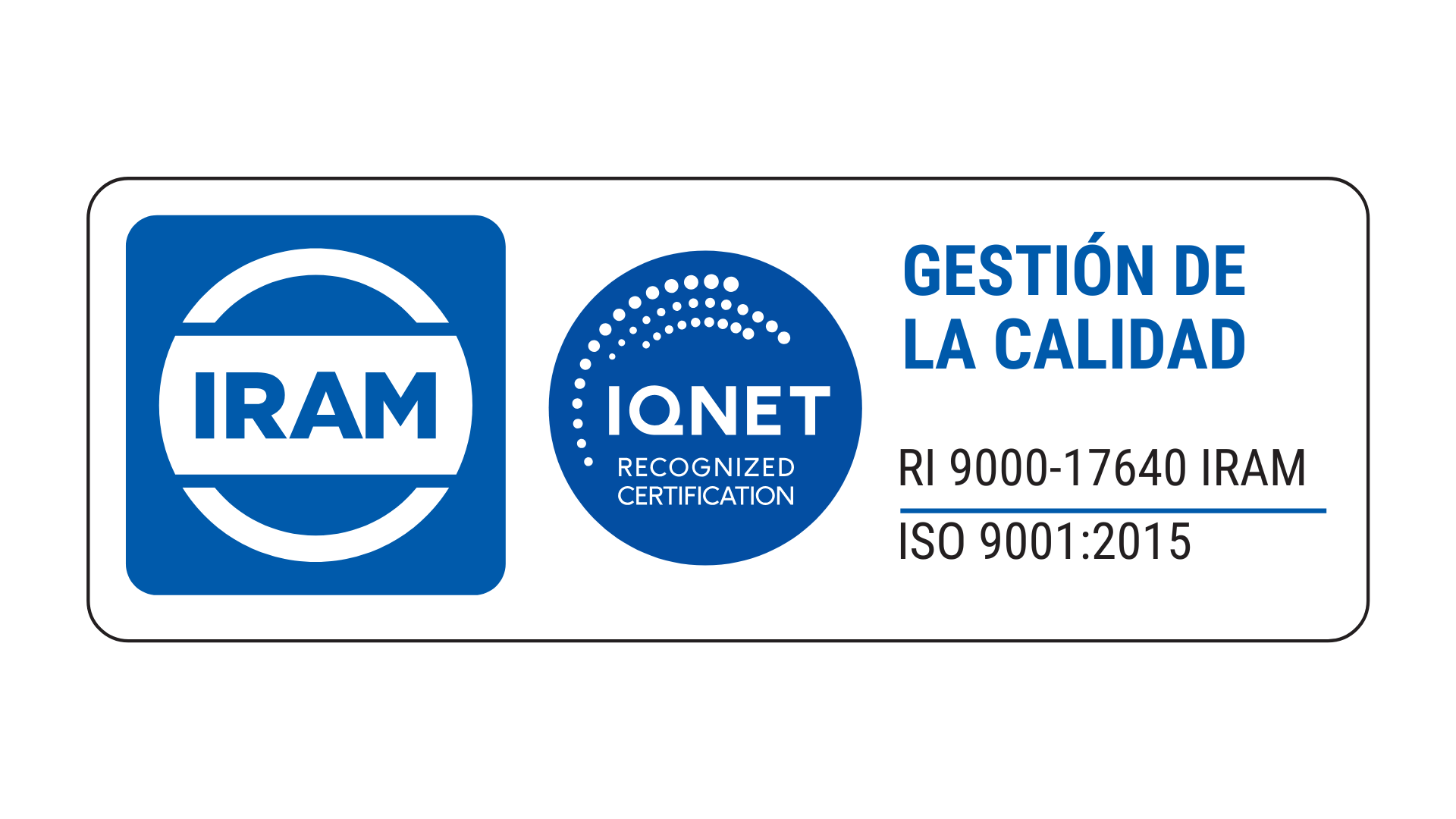 IRAM-IQNet · ISO 9001:2015